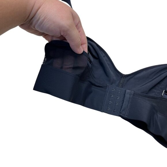 Parade Bra Women’s Size 2 Play Triangle Wireless Bralette Eightball Black 32B - Picture 5 of 7